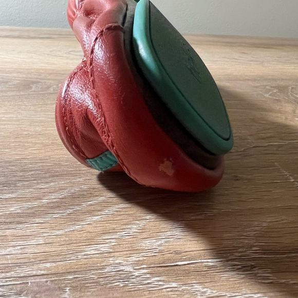 Red Tieks.Good condition.There is a scoff on the front and small at back. - Picture 3 of 3